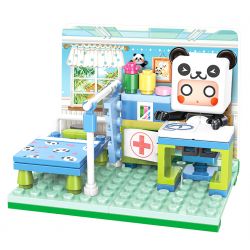 QMAN ENLIGHTEN KEEPPLEY 72030 non  MINI WORLD HAPPY CAMPUS 6 MÔ HÌNH SÂN BÓNG RỔ SÔI ĐỘNG PHÒNG VẼ TRANH NGHỆ THUẬT CHĂM SÓC SỨC KHỎE CUNG THIÊN VĂN KHOA HỌC HỒ BƠI MÁT MẺ LỚP NHỎ ẤM ÁP bộ đồ chơi xếp lắp ráp ghép mô hình Movie & Game Phim Và Trò Chơi