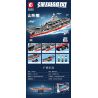 SEMBO 208120 non  TÀU SƠN ĐÔNG tỷ lệ 1:650 bộ đồ chơi xếp lắp ráp ghép mô hình 1126 khối