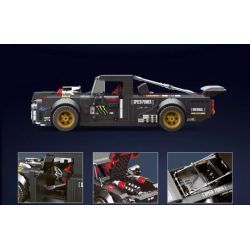 BRICKCOOL KC012 non  XE TẢI bộ đồ chơi xếp lắp ráp ghép mô hình COONTEST 150 RUNAWAY TRUCK 906 khối