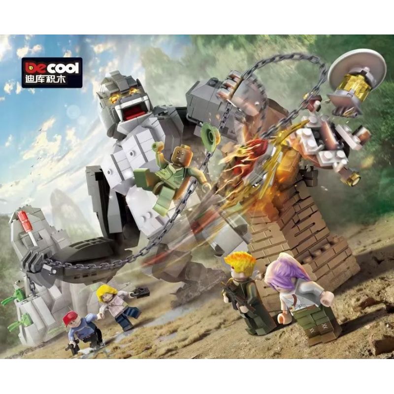 Decool 71002 Jisi 71002 non Lego VUA KHỈ ĐỘT TỨC GIẬN bộ đồ chơi xếp lắp ráp ghép mô hình Movie & Game Phim Và Trò Chơi 1250 khối