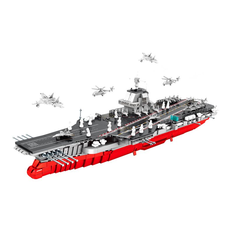 SEMBO 208119 non Lego TÀU PHÚC KIẾN tỷ lệ 1:650 bộ đồ chơi xếp lắp ráp ghép mô hình 1452 khối