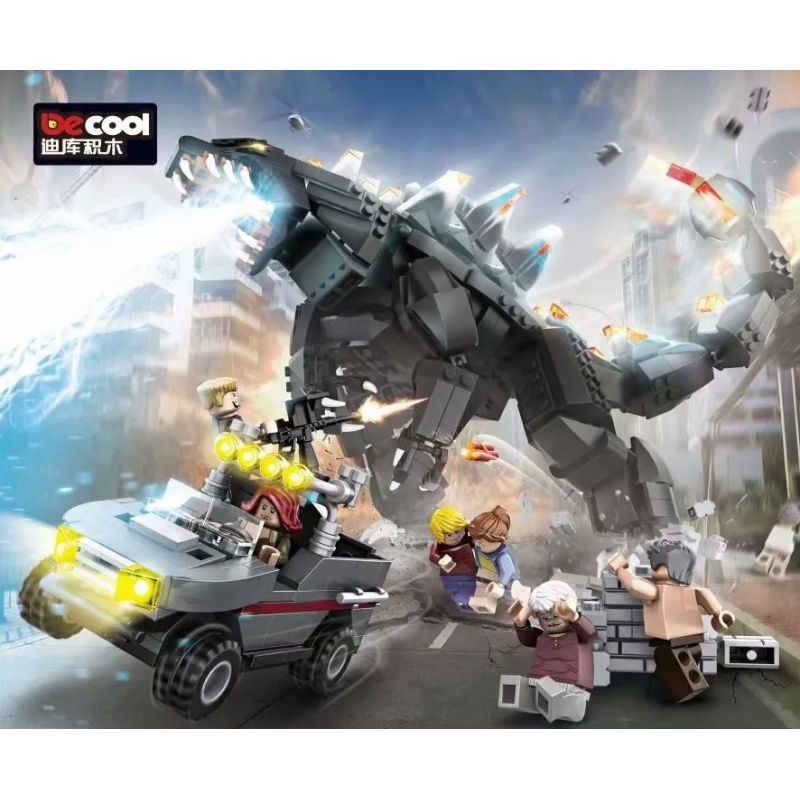 Decool 71001 Jisi 71001 non Lego QUÁI VẬT CHIẾN TRANH bộ đồ chơi xếp lắp ráp ghép mô hình Movie & Game Phim Và Trò Chơi 1199 khối