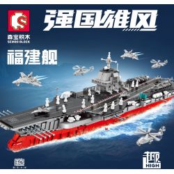 SEMBO 208119 non  TÀU PHÚC KIẾN tỷ lệ 1:650 bộ đồ chơi xếp lắp ráp ghép mô hình 1452 khối
