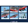 SEMBO 208119 non  TÀU PHÚC KIẾN tỷ lệ 1:650 bộ đồ chơi xếp lắp ráp ghép mô hình 1452 khối