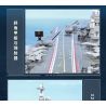 QMAN ENLIGHTEN KEEPPLEY 23018 non  CHIẾN TRƯỜNG TÀU SÂN BAY NỘI ĐỊA PHÚC KIẾN tỷ lệ 1:395 bộ đồ chơi xếp lắp ráp ghép mô hình Military Army COMBAT ZONE Quân Sự Bộ Đội 3031 khối