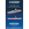 QMAN ENLIGHTEN KEEPPLEY 23018 non  CHIẾN TRƯỜNG TÀU SÂN BAY NỘI ĐỊA PHÚC KIẾN tỷ lệ 1:395 bộ đồ chơi xếp lắp ráp ghép mô hình Military Army COMBAT ZONE Quân Sự Bộ Đội 3031 khối
