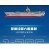 QMAN ENLIGHTEN KEEPPLEY 23018 non  CHIẾN TRƯỜNG TÀU SÂN BAY NỘI ĐỊA PHÚC KIẾN tỷ lệ 1:395 bộ đồ chơi xếp lắp ráp ghép mô hình Military Army COMBAT ZONE Quân Sự Bộ Đội 3031 khối