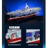 QMAN ENLIGHTEN KEEPPLEY 23018 non  CHIẾN TRƯỜNG TÀU SÂN BAY NỘI ĐỊA PHÚC KIẾN tỷ lệ 1:395 bộ đồ chơi xếp lắp ráp ghép mô hình Military Army COMBAT ZONE Quân Sự Bộ Đội 3031 khối