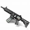 REOBRIX 77004 non  SÚNG TRƯỜNG TẤN CÔNG M416. bộ đồ chơi xếp lắp ráp ghép mô hình Gun 1188 khối