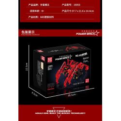 MouldKing 15053 Mould King 15053 non  NHỆN ĐỎ bộ đồ chơi xếp lắp ráp ghép mô hình  RED SPIDER Kỹ Thuật Công Nghệ Cao Mô Hình Phương Tiện 818 khối