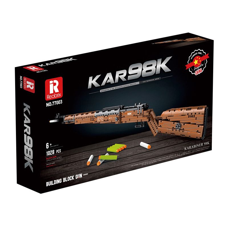 REOBRIX 77003 non Lego MASTER KAR98K. bộ đồ chơi xếp lắp ráp ghép mô ...