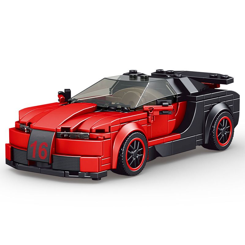 MouldKing 27027 Mould King 27027 non Lego VỊ LONG bộ đồ chơi xếp lắp ráp ghép mô hình Speed Champions Racing Cars Đua Xe Công Thức 370 khối