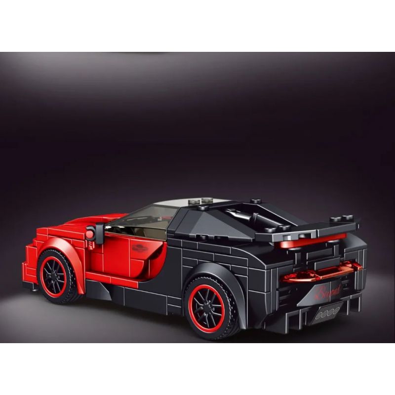 MouldKing 27027 Mould King 27027 non  VỊ LONG bộ đồ chơi xếp lắp ráp ghép mô hình Speed Champions Racing Cars Đua Xe Công Thức 370 khối