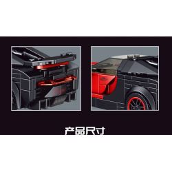 MouldKing 27027 Mould King 27027 non  VỊ LONG bộ đồ chơi xếp lắp ráp ghép mô hình Speed Champions Racing Cars Đua Xe Công Thức 370 khối