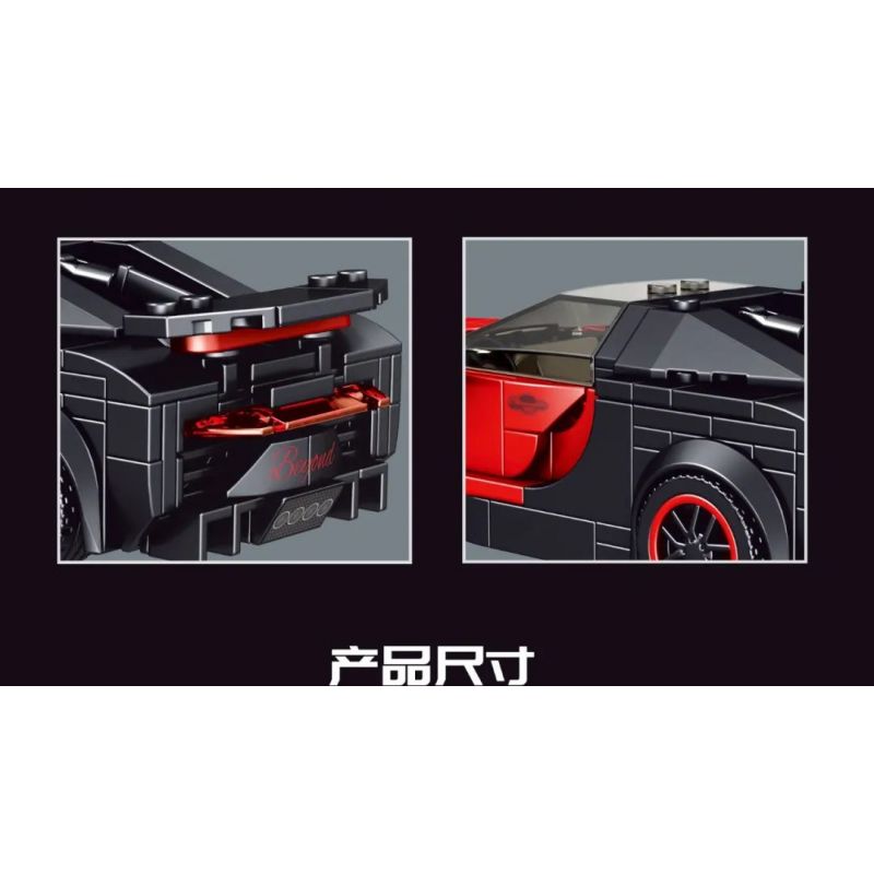 MouldKing 27027 Mould King 27027 non  VỊ LONG bộ đồ chơi xếp lắp ráp ghép mô hình Speed Champions Racing Cars Đua Xe Công Thức 370 khối