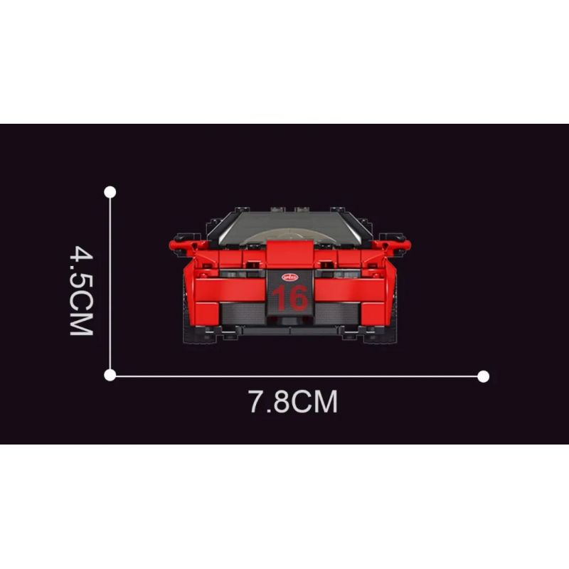 MouldKing 27027 Mould King 27027 non  VỊ LONG bộ đồ chơi xếp lắp ráp ghép mô hình Speed Champions Racing Cars Đua Xe Công Thức 370 khối