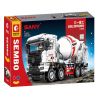 SEMBO 712037 non  XE TRỘN BÊ TÔNG & MÁY BƠM RƠ MOOC bộ đồ chơi xếp lắp ráp ghép mô hình Lung Tung Thuộc Nhiều Thể Loại 2021 khối