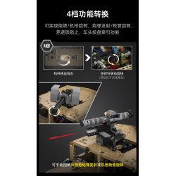 CADA DOUBLEE C61036 61036 non  XE ĐỊA HÌNH QUÂN SỰ HUMMER H1 8 tỷ lệ 1:8 bộ đồ chơi xếp lắp ráp ghép mô hình HUMVEE 3935 khối