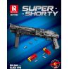 REOBRIX 77002 non  CON TRAI SIÊU NGẮN bộ đồ chơi xếp lắp ráp ghép mô hình Gun SUPER SHORTY Súng 882 khối