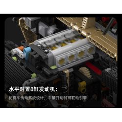 CADA DOUBLEE C61036 61036 non  XE ĐỊA HÌNH QUÂN SỰ HUMMER H1 8 tỷ lệ 1:8 bộ đồ chơi xếp lắp ráp ghép mô hình HUMVEE 3935 khối