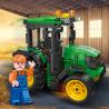 JIESTAR 57001 non  MÁY KÉO bộ đồ chơi xếp lắp ráp ghép mô hình 304 khối