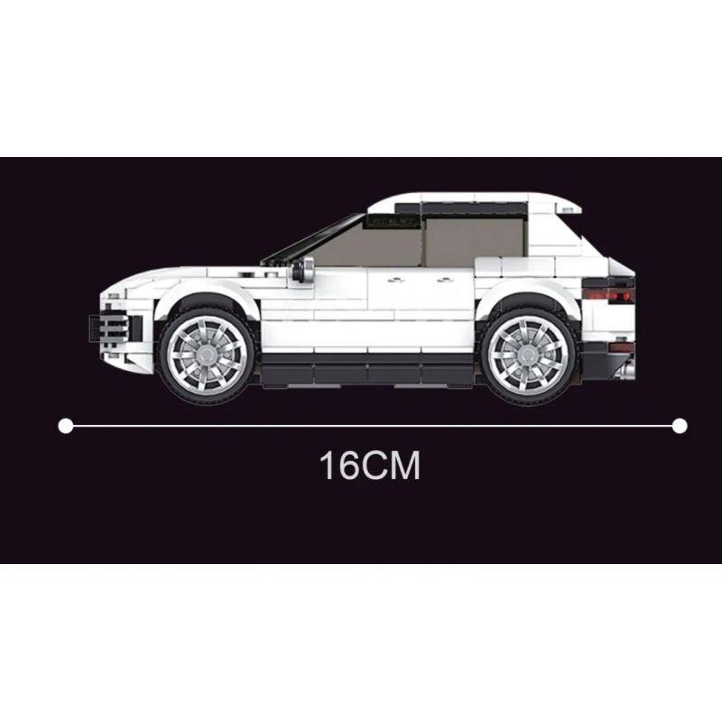 MouldKing 27025 Mould King 27025 non  PORSCHE CAYENNE bộ đồ chơi xếp lắp ráp ghép mô hình Speed Champions Racing Cars Đua Xe Công Thức 415 khối