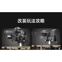 CADA DOUBLEE C61036 61036 non  XE ĐỊA HÌNH QUÂN SỰ HUMMER H1 8 tỷ lệ 1:8 bộ đồ chơi xếp lắp ráp ghép mô hình HUMVEE 3935 khối