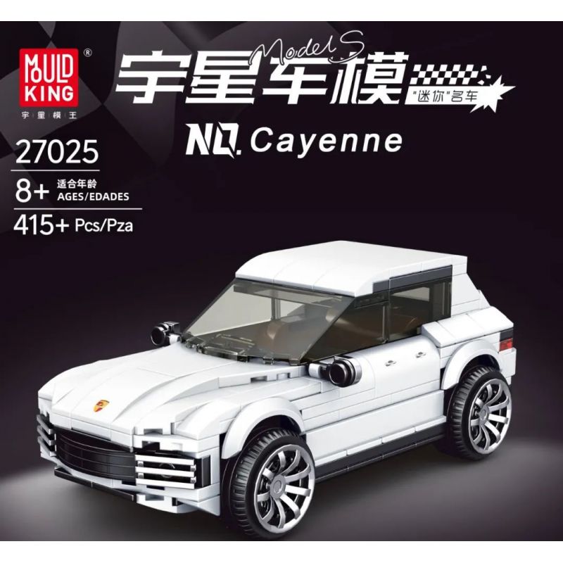 MouldKing 27025 Mould King 27025 non  PORSCHE CAYENNE bộ đồ chơi xếp lắp ráp ghép mô hình Speed Champions Racing Cars Đua Xe Công Thức 415 khối
