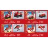 SEMBO 712028 712029 712030 712031 712032 712033 712034 712035 non  NÂNG XE CHỮA CHÁY PHẢN LỰC 8 KẾT HỢP bộ đồ chơi xếp lắp ráp ghép mô hình Lung Tung Thuộc Nhiều Thể Loại 8IN1 ALIFT JET FIRE TRUCK 327 khối