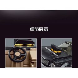 MouldKing 27024 Mould King 27024 non  MUSTANG 1965 bộ đồ chơi xếp lắp ráp ghép mô hình Speed Champions Racing Cars Đua Xe Công Thức 408 khối