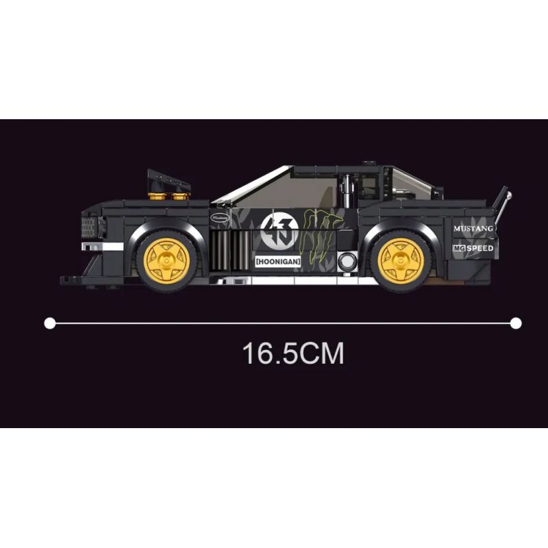 MouldKing 27024 Mould King 27024 non  MUSTANG 1965 bộ đồ chơi xếp lắp ráp ghép mô hình Speed Champions Racing Cars Đua Xe Công Thức 408 khối