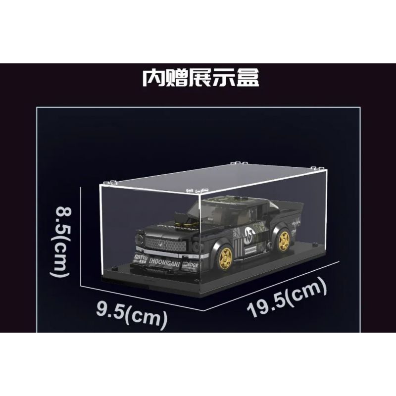 MouldKing 27024 Mould King 27024 non  MUSTANG 1965 bộ đồ chơi xếp lắp ráp ghép mô hình Speed Champions Racing Cars Đua Xe Công Thức 408 khối