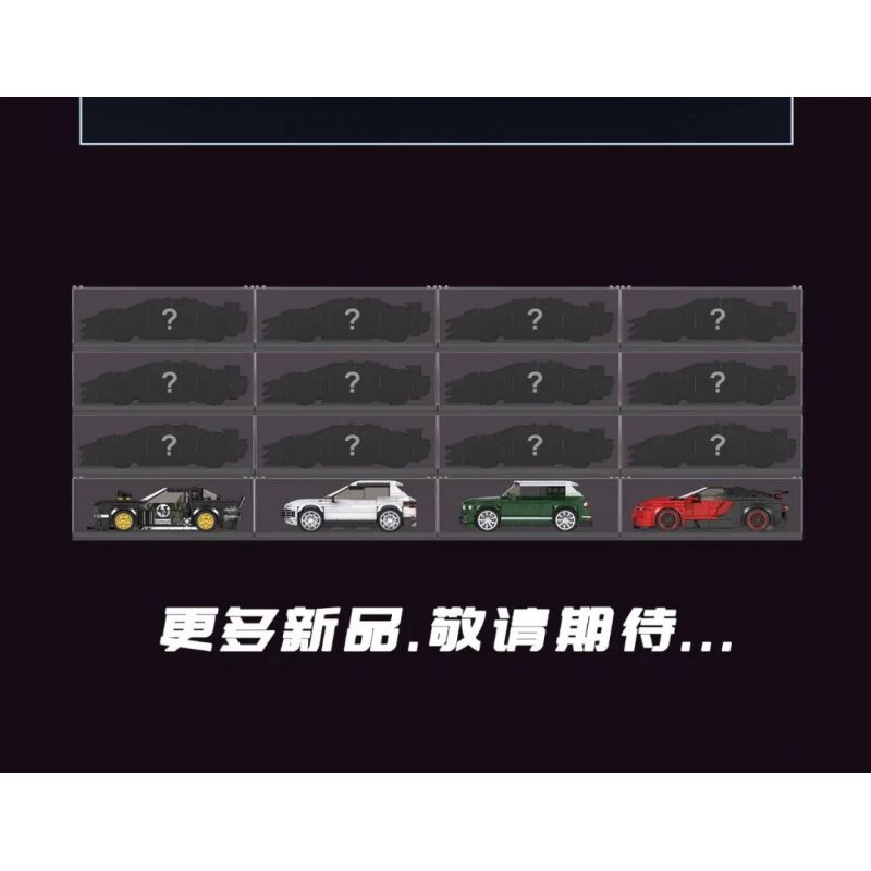 MouldKing 27024 Mould King 27024 non  MUSTANG 1965 bộ đồ chơi xếp lắp ráp ghép mô hình Speed Champions Racing Cars Đua Xe Công Thức 408 khối