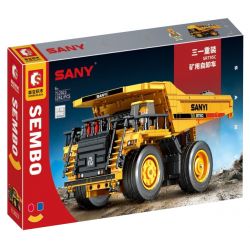 SEMBO 712023 non  XE BEN KHAI THÁC MỎ SRT9SC bộ đồ chơi xếp lắp ráp ghép mô hình Lung Tung Thuộc Nhiều Thể Loại 1261 khối