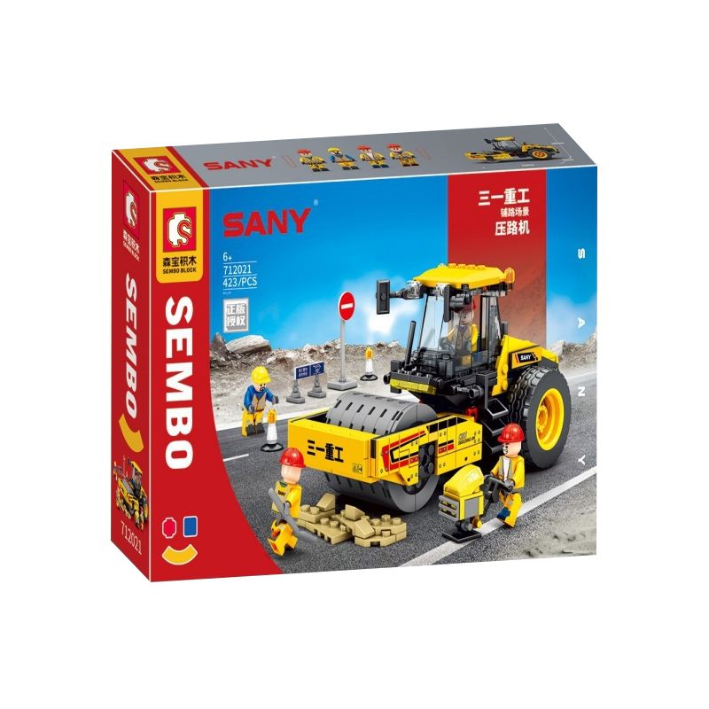 SEMBO 712021 non  CON LĂN LÁT NỀN SSR200AC-8H bộ đồ chơi xếp lắp ráp ghép mô hình Lung Tung Thuộc Nhiều Thể Loại 423 khối