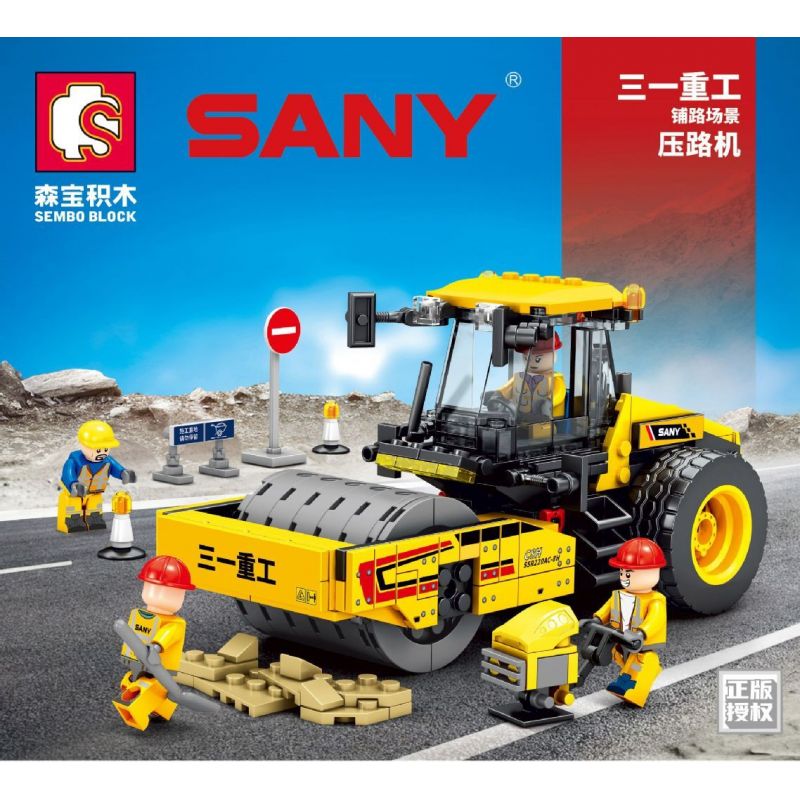 SEMBO 712021 non  CON LĂN LÁT NỀN SSR200AC-8H bộ đồ chơi xếp lắp ráp ghép mô hình Lung Tung Thuộc Nhiều Thể Loại 423 khối