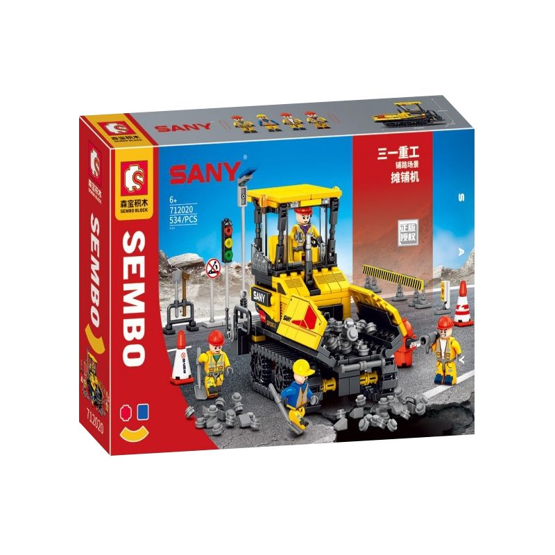 SEMBO 712020 non  MÁY LÁT NỀN SSP130C-8 bộ đồ chơi xếp lắp ráp ghép mô hình Lung Tung Thuộc Nhiều Thể Loại 534 khối