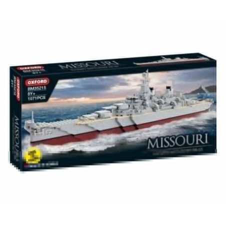 OXFORD BM35215 35215 non  CHIẾN HẠM USS MISSOURI bộ đồ chơi xếp lắp ráp ghép mô hình Military Army BATTLESHIP MISSOURI MEMORIAL Quân Sự Bộ Đội 1071 khối