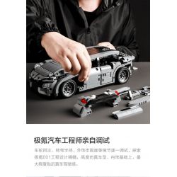 UBTECH JRKL215 non  KRYPTON CỰC CHẤT 001 bộ đồ chơi xếp lắp ráp ghép mô hình  ZEEKR 001 Kỹ Thuật Công Nghệ Cao Mô Hình Phương Tiện 1596 khối