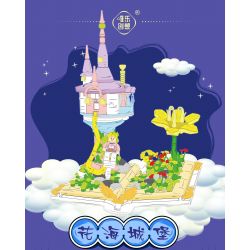 WELEMAGINATION 2132 non  LÂU ĐÀI HOA bộ đồ chơi xếp lắp ráp ghép mô hình FAIRY TALE STORY 610 khối