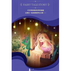 WELEMAGINATION 2132 non  LÂU ĐÀI HOA bộ đồ chơi xếp lắp ráp ghép mô hình FAIRY TALE STORY 610 khối
