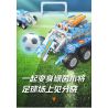 UBTECH JRKL115 non  GENIUS BÓNG ĐÁ XE 6 VÒNG ROBOT THÔNG MINH bộ đồ chơi xếp lắp ráp ghép mô hình Racers SOCCER ROBOT Đua Tốc Độ 340 khối