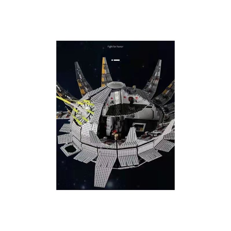 MouldKing 21034 Mould King 21034 REBRICKABLE MOC-67785 67785 MOC67785 non  NGÔI SAO CHẾT bộ đồ chơi xếp lắp ráp ghép mô hình Star Wars DEATH STAR - PLAYSET & STATUE COMBO Chiến Tranh Giữa Các Vì Sao 7108 khối