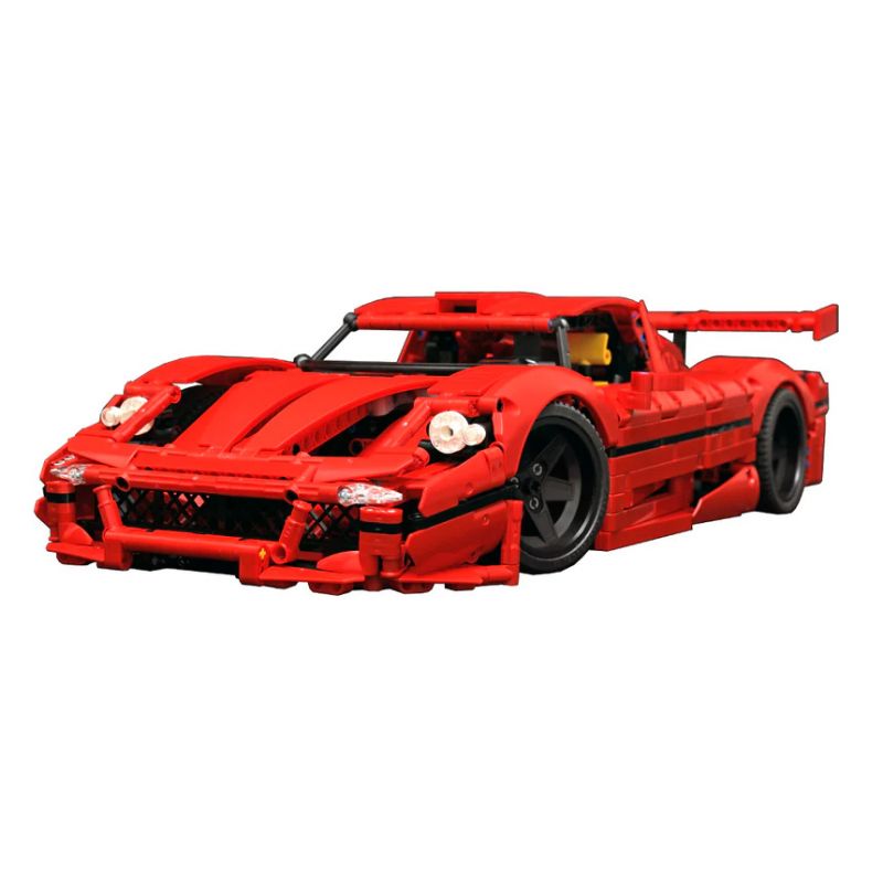 REBRICKABLE MOC-75543 75543 MOC75543 non Lego FERRARIF50GT tỷ lệ 1:10 bộ đồ chơi xếp lắp ráp ghép mô hình Technic FERRARI F50 GT Kỹ Thuật Công Nghệ Cao Mô Hình Phương Tiện 1937 khối