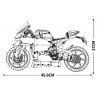 K BOX 10220B 10220C 10220 non  PORSCHE 964 1:10 tỷ lệ 1:10 bộ đồ chơi xếp lắp ráp ghép mô hình  Kỹ Thuật Công Nghệ Cao Mô Hình Phương Tiện 2435 khối