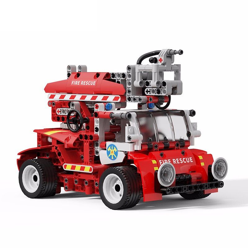 UBTECH JRKL206 non Lego XE CỨU HỎA PIONEER bộ đồ chơi xếp lắp ráp ghép mô hình Technic INFERNO VANGUARD Kỹ Thuật Công Nghệ Cao Mô Hình Phương Tiện 530 khối