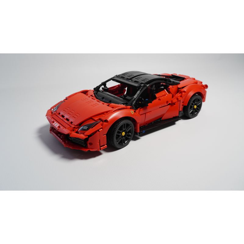 REBRICKABLE MOC-65817 65817 MOC65817 non Lego FERRARI 488 GTB bộ đồ chơi xếp lắp ráp ghép mô hình Technic Kỹ Thuật Công Nghệ Cao Mô Hình Phương Tiện 2231 khối