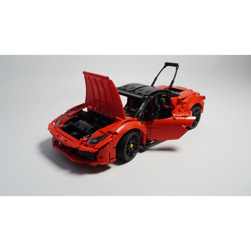 REBRICKABLE MOC-65817 65817 MOC65817 non  FERRARI 488 GTB bộ đồ chơi xếp lắp ráp ghép mô hình  Kỹ Thuật Công Nghệ Cao Mô Hình Phương Tiện 2231 khối