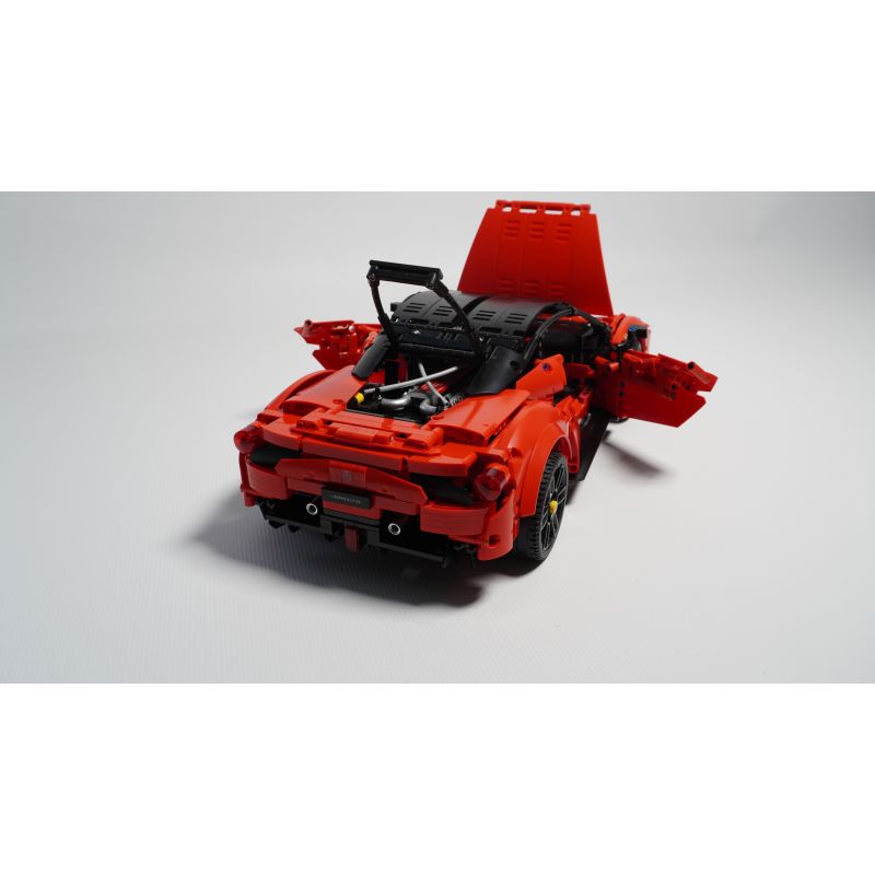 REBRICKABLE MOC-65817 65817 MOC65817 non  FERRARI 488 GTB bộ đồ chơi xếp lắp ráp ghép mô hình  Kỹ Thuật Công Nghệ Cao Mô Hình Phương Tiện 2231 khối