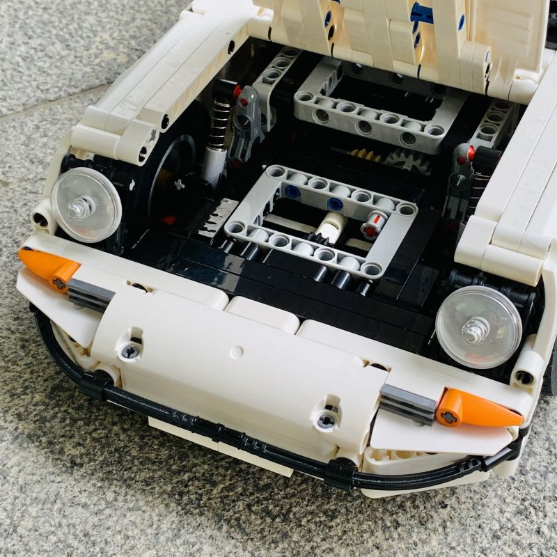 REBRICKABLE MOC-80318 80318 MOC80318 non  PORSCHE 911S 2.4 1:10 tỷ lệ 1:10 bộ đồ chơi xếp lắp ráp ghép mô hình  Kỹ Thuật Công Nghệ Cao Mô Hình Phương Tiện 1825 khối